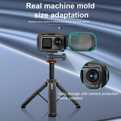 Estuche de transporte de PU para cámara STARTRC para Insta360 GO3 / Action 3/4 (negro) — imagen 7