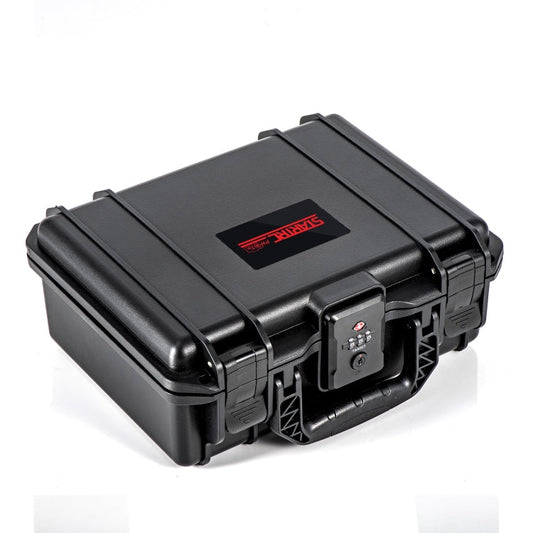 STARTRC - Caja de almacenamiento para maletas de doble capa, resistente al agua y con cerradura de combinación DIY (negra) —…