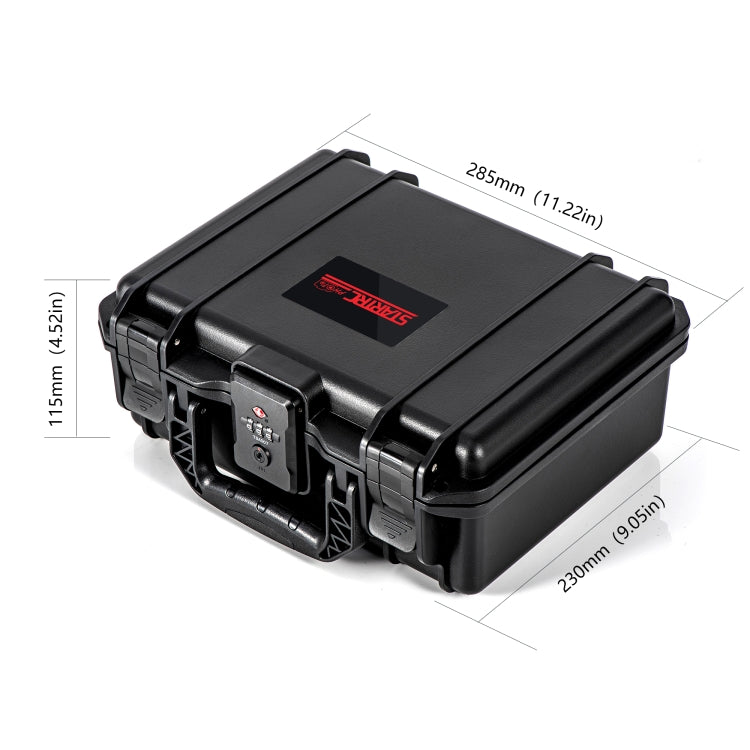 STARTRC - Caja de almacenamiento para maletas de doble capa, resistente al agua y con cerradura de combinación DIY (negra) —…