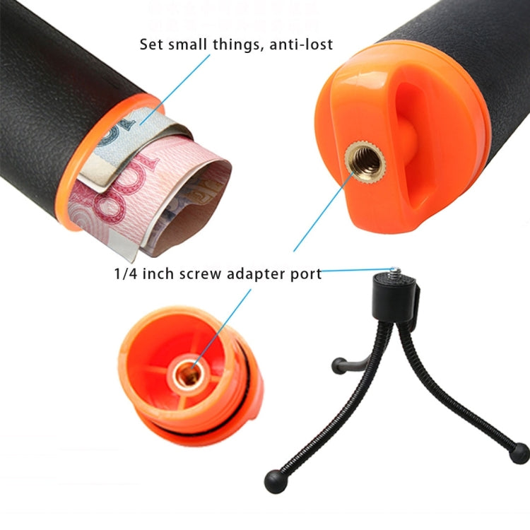 Empuñadura flotante con soporte para trípode y correa ajustable antipérdida para GoPro Hero12 Black / Hero11 /10/9/8/7/6/5,……