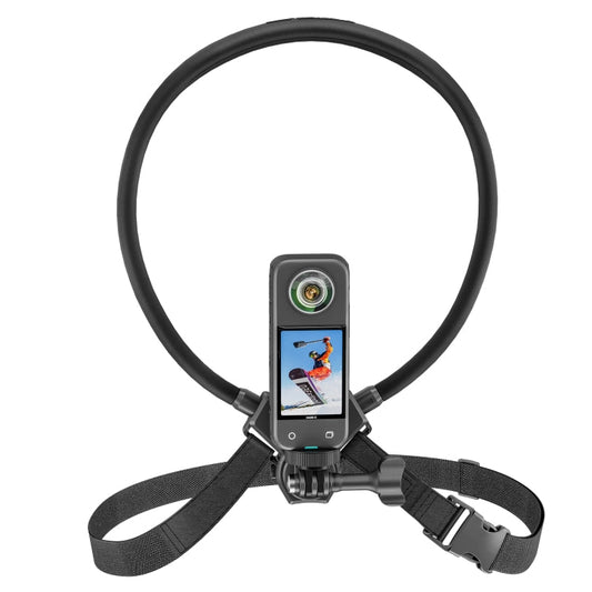 Soporte STARTRC Lazy POV Vlog FPV de cuello ajustable con correa para el pecho para cámaras de acción /GoPro/Insta360/teléfo…