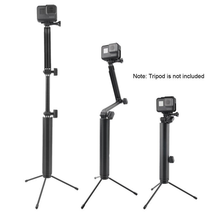 Soporte Monopié de 3 vías + palo selfie con mágico para GoPro Hero12 Black / Hero11 /10/9/8/7/6/5, Insta360 Ace / Ace Pro, y…