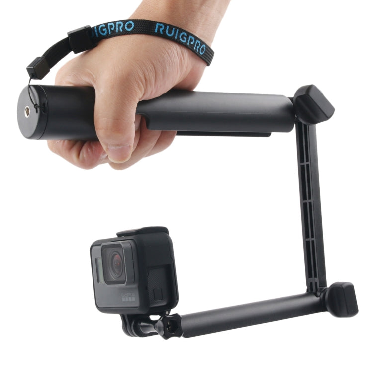 Soporte Monopié de 3 vías + palo selfie con mágico para GoPro Hero12 Black / Hero11 /10/9/8/7/6/5, Insta360 Ace / Ace Pro, y…