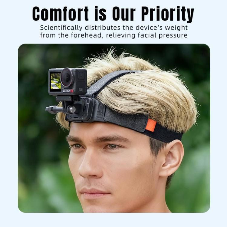 Correa para la cabeza ajustable STARTRC, magnética, ecológica, para Vlog POV, compatible con GoPro, Insta360, y otras cámara…