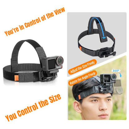 Correa para la cabeza ajustable STARTRC, magnética, ecológica, para Vlog POV, compatible con GoPro, Insta360, y otras cámara…