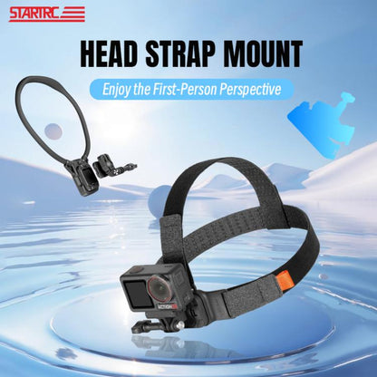 Correa para la cabeza ajustable STARTRC, magnética, ecológica, para Vlog POV, compatible con GoPro, Insta360, y otras cámara…