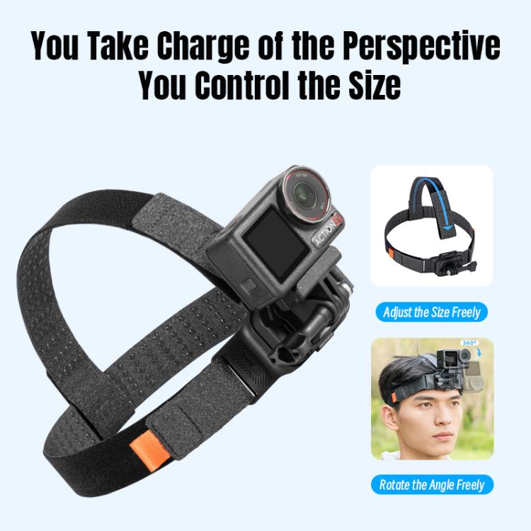 Correa para la cabeza ajustable STARTRC, magnética, ecológica, para Vlog POV, compatible con GoPro, Insta360, y otras cámara…