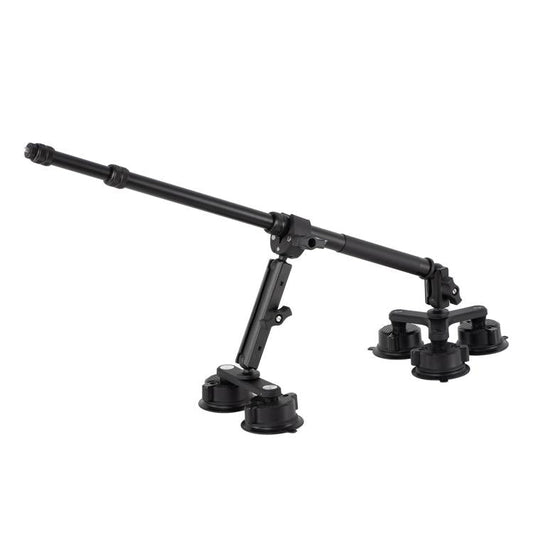 Soporte de ventosa de dos STARTRC - patas y tres patas para auto con palo de selfie (negro)