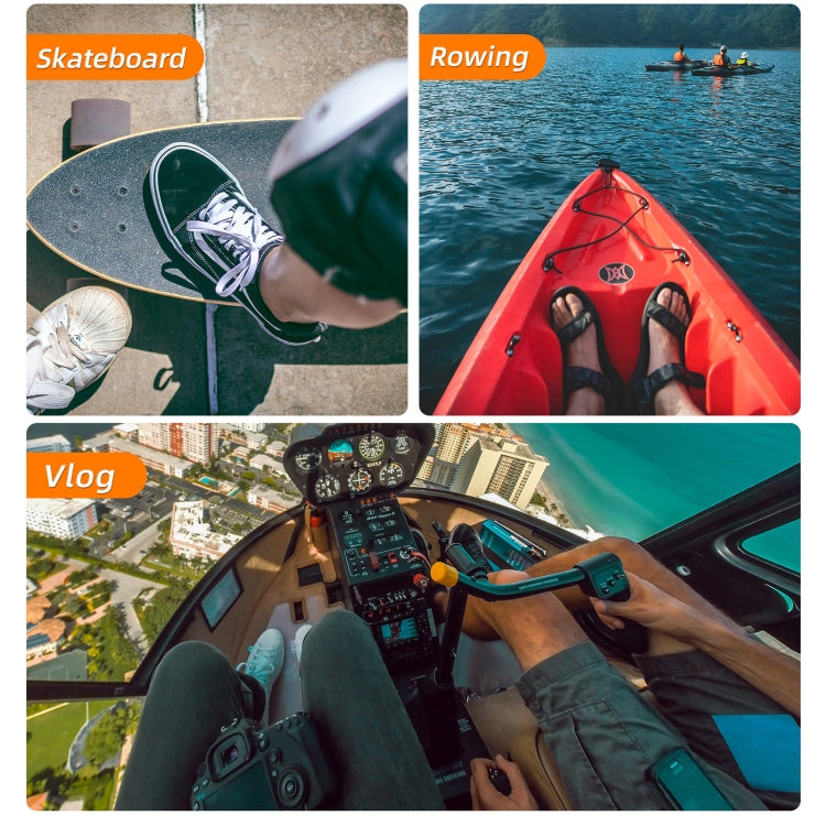 Correa Sunnylife TD672 para la cabeza ajustable Vlog POV Cinturón de montaje para GoPro, Insta360, y otras cámaras de acción…