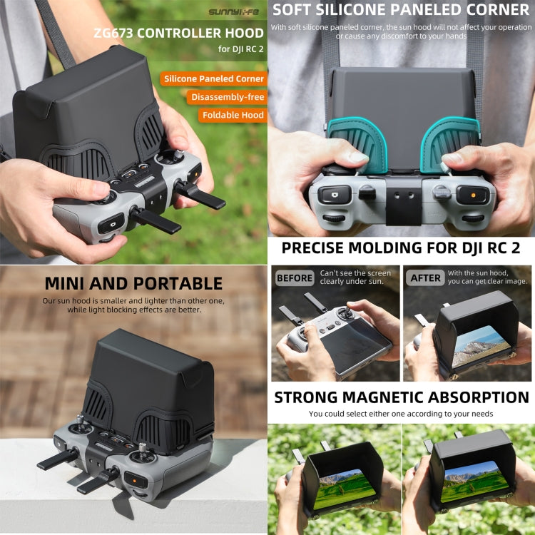 Cubierta de parasol RC 2 Sunnylife ZG673 con control remoto (negro) — imagen 3