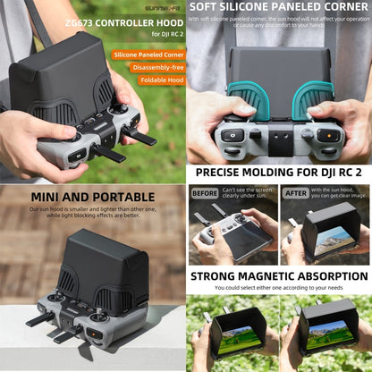 Cubierta de parasol RC 2 Sunnylife ZG673 con control remoto (negro) — imagen 3