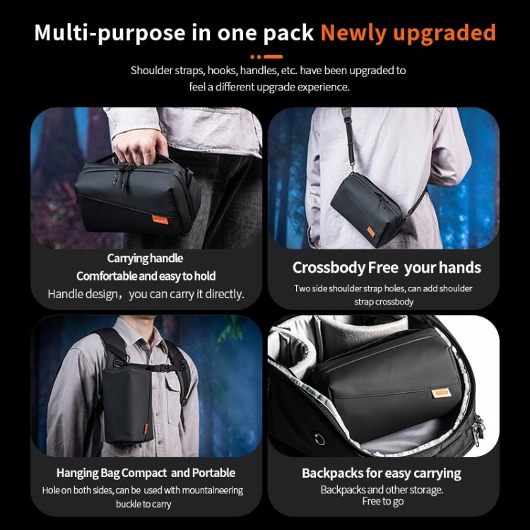 Bolsa de almacenamiento multifuncional para fotografía STARTRC para cámara digital (negra) — imagen 11