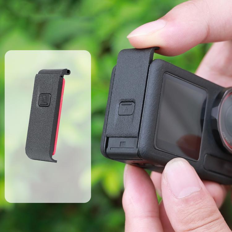 Tapa lateral de la batería para DJI Osmo Action 5 (negra)