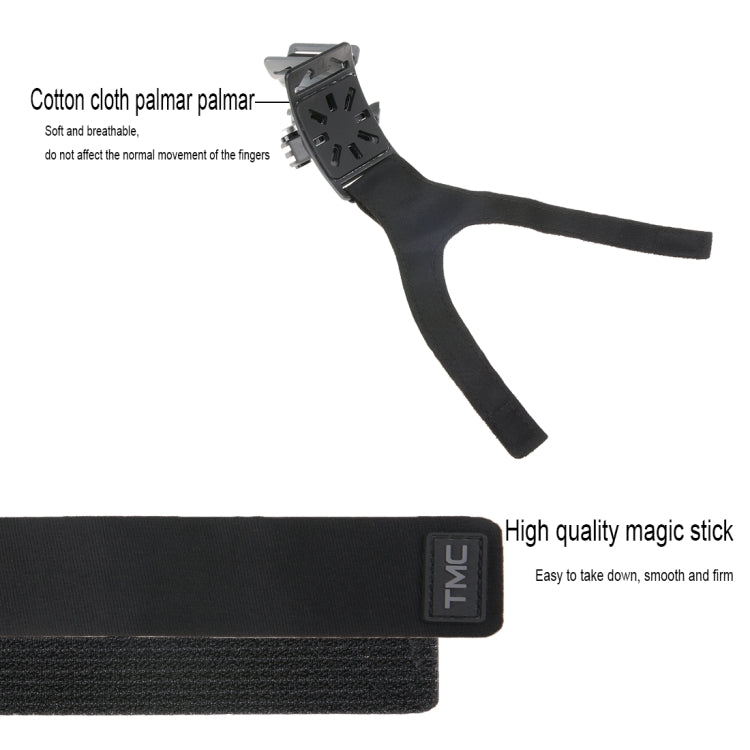 Correas GP278 3 en 1 para piernas, brazos, muñecas y manos Soporte de rotación de 360 grados para GoPro Hero12 Black / Hero1…