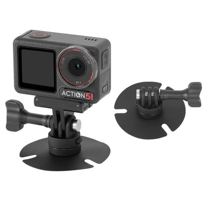 Soporte adhesivo flexible para casco STARTRC para GoPro, Insta360, y otras cámaras de acción (Negro)