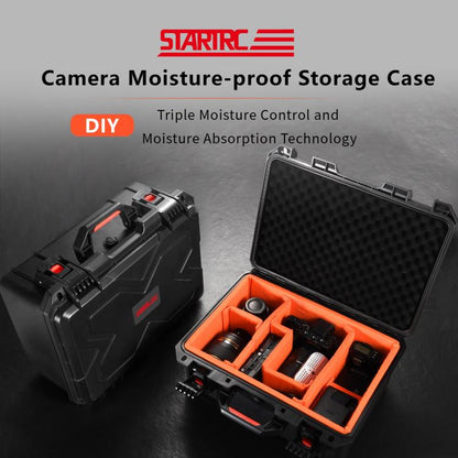 Estuche de almacenamiento STARTRC - impermeable de polipropileno para cámaras Canon, Fujifilm y Nikon (1 unidad, 2 lentes) (…