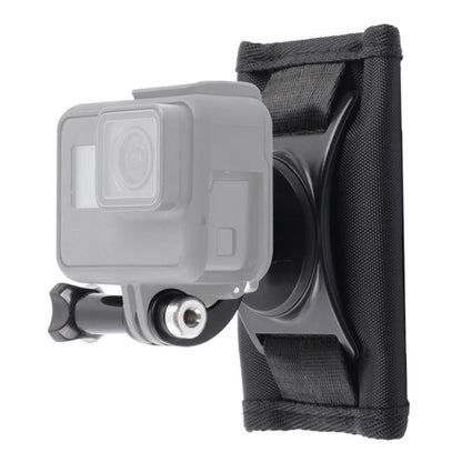 Soporte de abrazadera de clip Hook and Loop fastener Backpack Rec-Mounts con tornillo para GoPro HERO9 Black / HERO8 Black /…