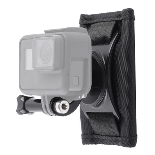 Soporte de abrazadera de clip Hook and Loop fastener Backpack Rec-Mounts con tornillo para GoPro HERO9 Black / HERO8 Black /…