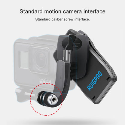 Mochila RUIGPRO - tipo J con rotación de 360 grados, monturas recreativas, montaje de abrazadera con tornillo para GoPro HER…
