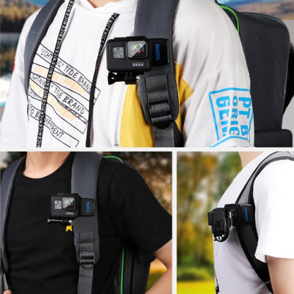 Mochila RUIGPRO - tipo J con rotación de 360 grados, monturas recreativas, montaje de abrazadera con tornillo para GoPro HER…