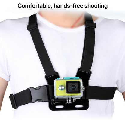 Soporte para correa de hombro y cinturón de pecho delantero para GoPro, Insta360, y otras cámaras de acción para DJI Osmo Ac…