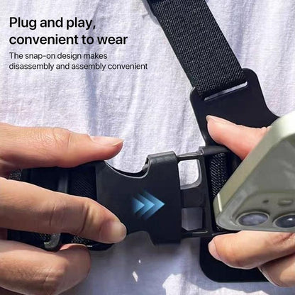 Soporte para correa de hombro y cinturón de pecho delantero para GoPro, Insta360, y otras cámaras de acción para DJI Osmo Ac…