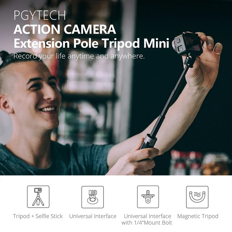 Trípode PGYTECH P-GM-117 Action Camera Extensión Selfie Stick para DJI Osmo Action (Negro) — imagen 5