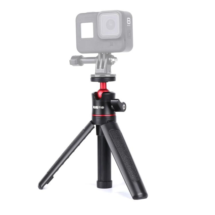 Soporte RUIGPRO para trípode plegable multifuncional Selfie Monopod Stick con rótula para GoPro Hero12 Black / Hero11 /10/9/…
