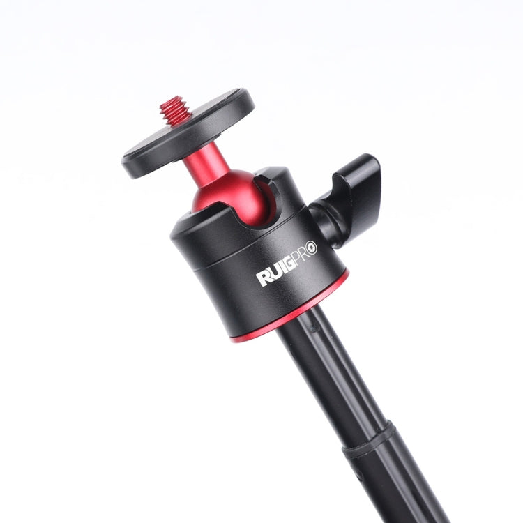 Soporte RUIGPRO para trípode plegable multifuncional Selfie Monopod Stick con rótula para GoPro Hero12 Black / Hero11 /10/9/…