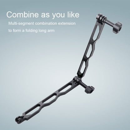 Extensor de agarre de brazo de extensión de aluminio para GoPro Hero 12 Black / Hero11 /10/9/8/7/6/5, Insta360 Ace / Ace Pro…