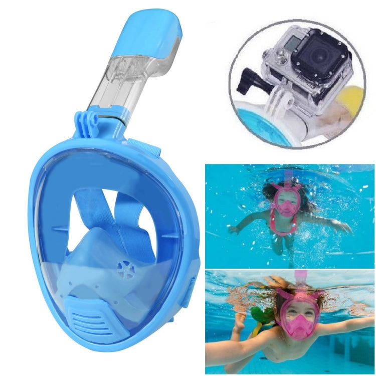 Equipo de buceo para niños Máscara de snorkel con diseño de cara completa para GoPro Hero12 Black / Hero11 /10/9/8/7/6/5, In…