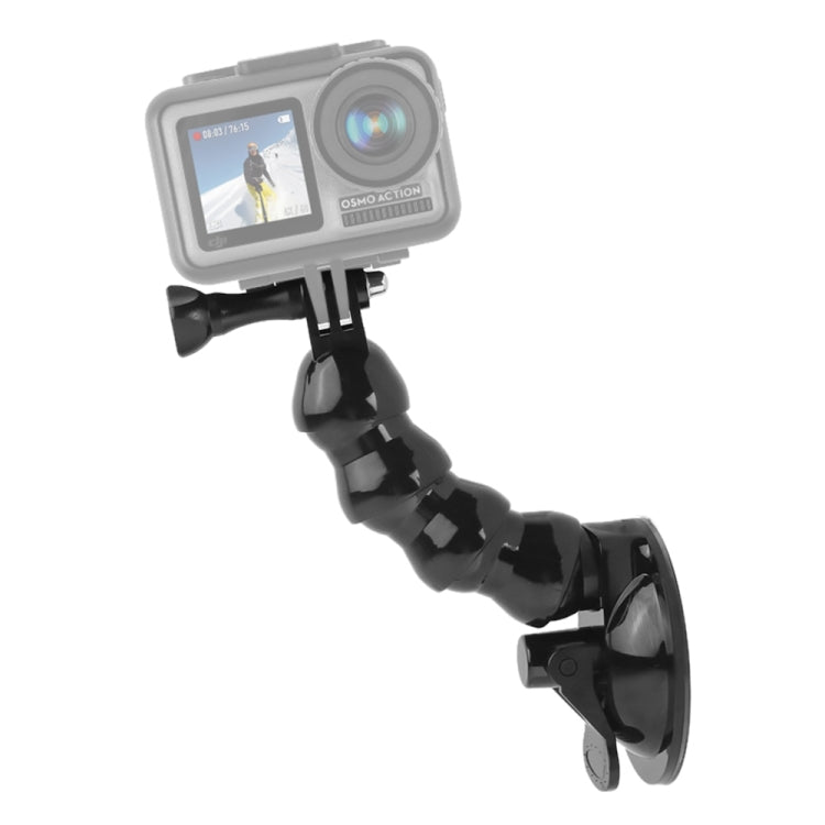 Soporte de abrazadera flexible con mordazas de ventosa para GoPro Hero11 Black / HERO10 Black /9 Black / HERO8 Black /7/6/5/…