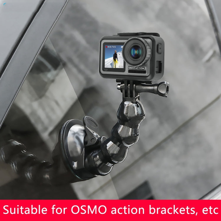 Soporte de abrazadera flexible con mordazas de ventosa para GoPro Hero11 Black / HERO10 Black /9 Black / HERO8 Black /7/6/5/…