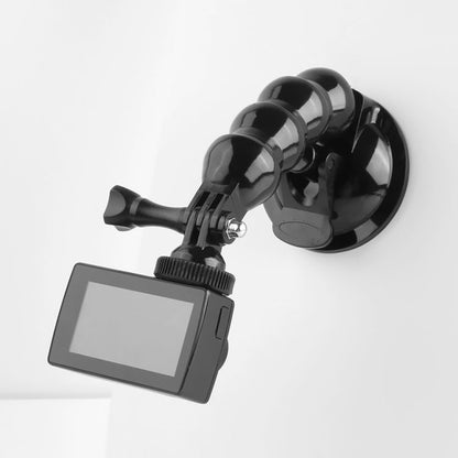 Soporte de abrazadera flexible con mordazas de ventosa para GoPro Hero11 Black / HERO10 Black /9 Black / HERO8 Black /7/6/5/…