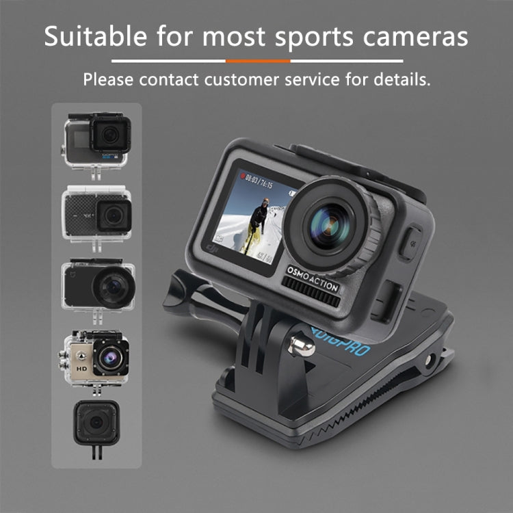 Mochila RUIGPRO 360 grados de rotación Rec-Mounts Clip Abrazadera de montaje + Abrazadera de teléfono para GoPro HERO9 Black…