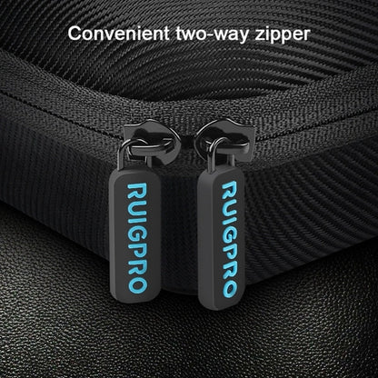 Estuche RUIGPRO portátil impermeable a prueba de golpes, Tamaño: 17.3cm x 12.3cm x 6.5cm para DJI Osmo Action (Negro) — imag…