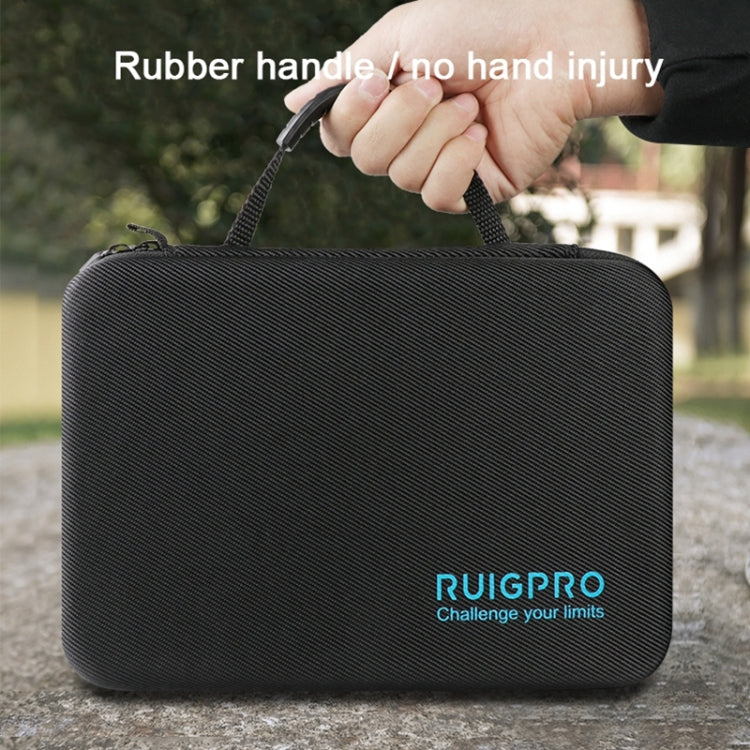 Caja portátil impermeable a prueba de agua de RuigPro a prueba de golpes, Tamaño: 33.5cm x 22.7cm x 6,3cm (negro) — imagen 6
