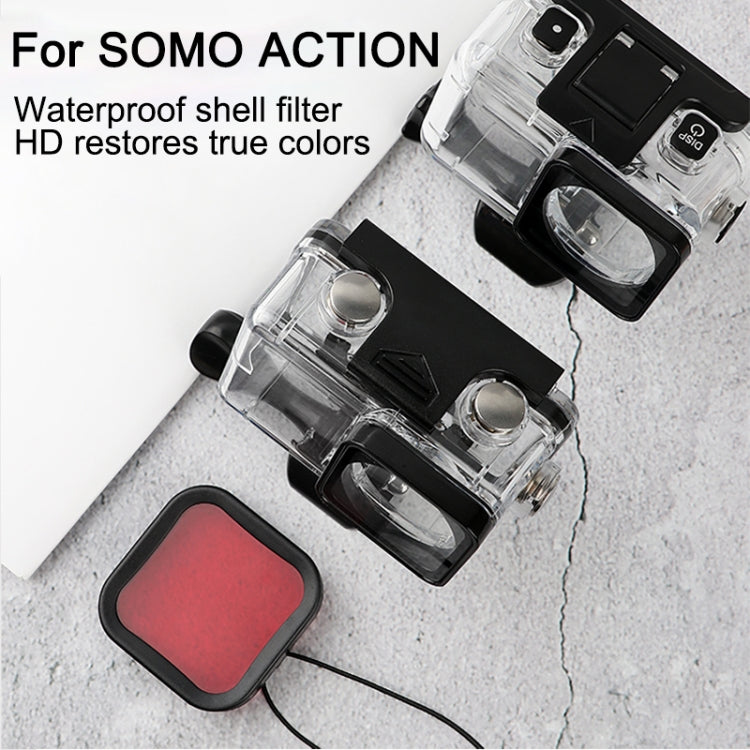 Filtro de lente de color de buceo de carcasa para DJI Osmo Action (rosa) — imagen 7