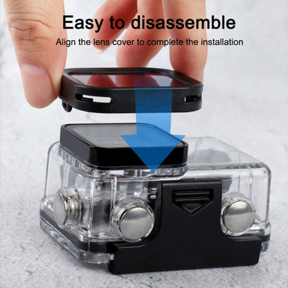 Carcasa Filtro de lente de color de buceo para DJI Osmo Action (púrpura) — imagen 6