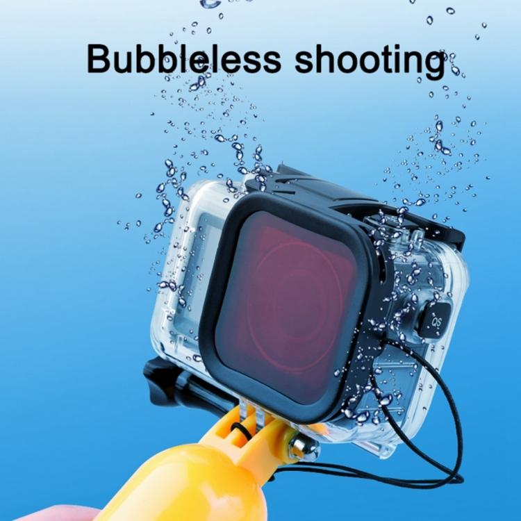 Carcasa Filtro de lente de color de buceo para DJI Osmo Action (rojo) — imagen 9