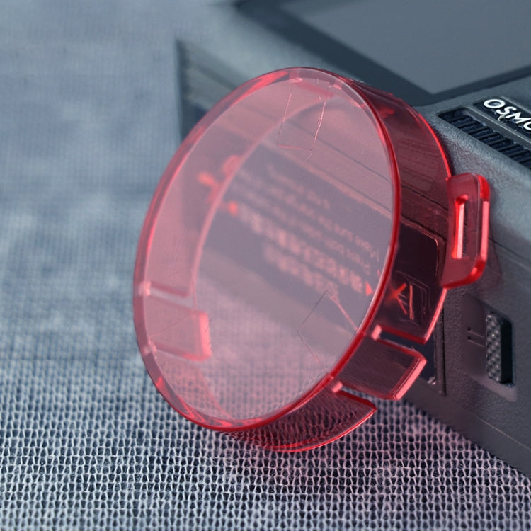 Filtro de lente de color de forma redonda a presión para DJI Osmo Action (rosa)