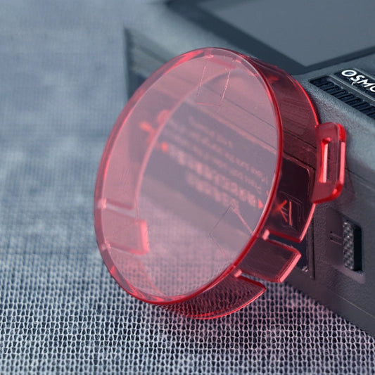 Filtro de lente de color de forma redonda a presión para DJI Osmo Action (rosa)