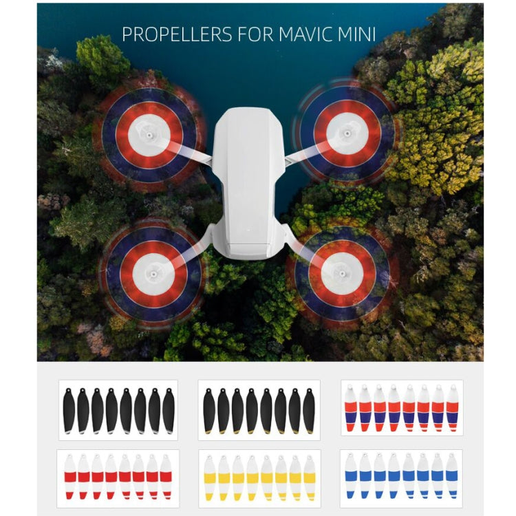 Set 8PCS / Sunnylife 4726F Hélices de ala de liberación rápida de bajo ruido para DJI Mavic Mini (Plata) — imagen 4