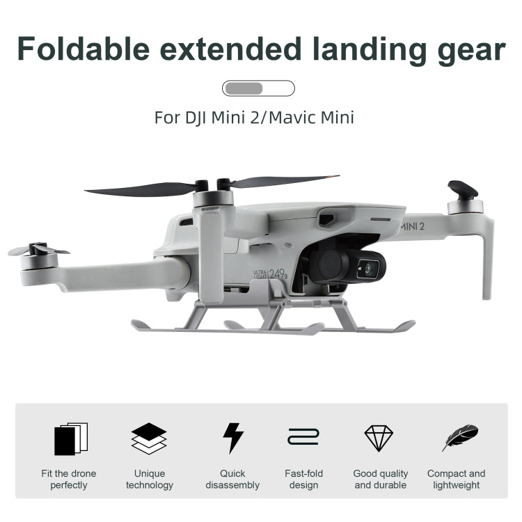 StarTRC 1106837 A prueba de golpes Relación rápida Anti-Collision Landing Gear Altura Titular del extensor para DJI Mavic Mi…