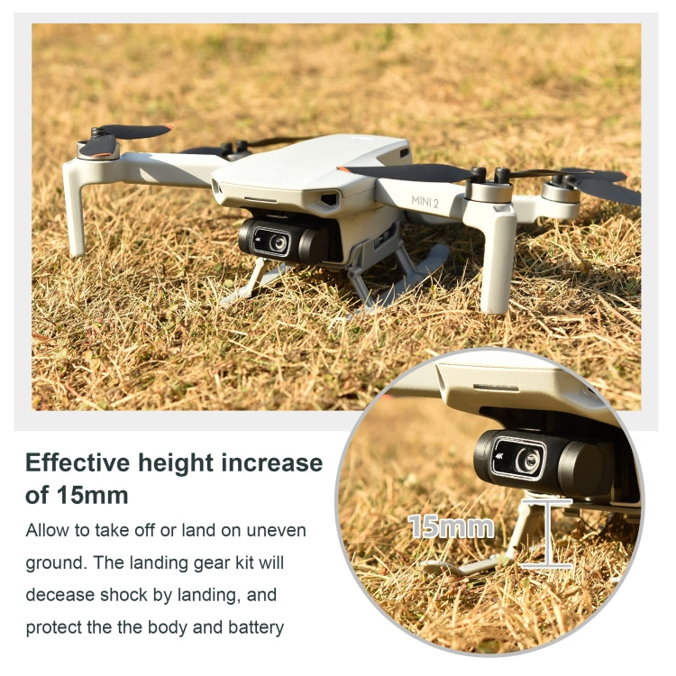 StarTRC 1106837 A prueba de golpes Relación rápida Anti-Collision Landing Gear Altura Titular del extensor para DJI Mavic Mi…