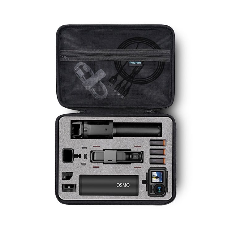 Estuche RUIGPRO Oxford Caja de almacenamiento impermeable para cámara Gimble /, Tamaño: 30.2x20.8x7.2cm para DJI Osmo Pocket…