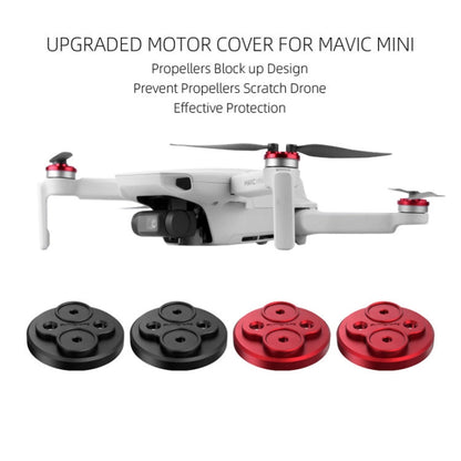 Cubierta protectora de metal para motor Sunnylife de 4 piezas para DJI Mavic Mini (negro) — imagen 4