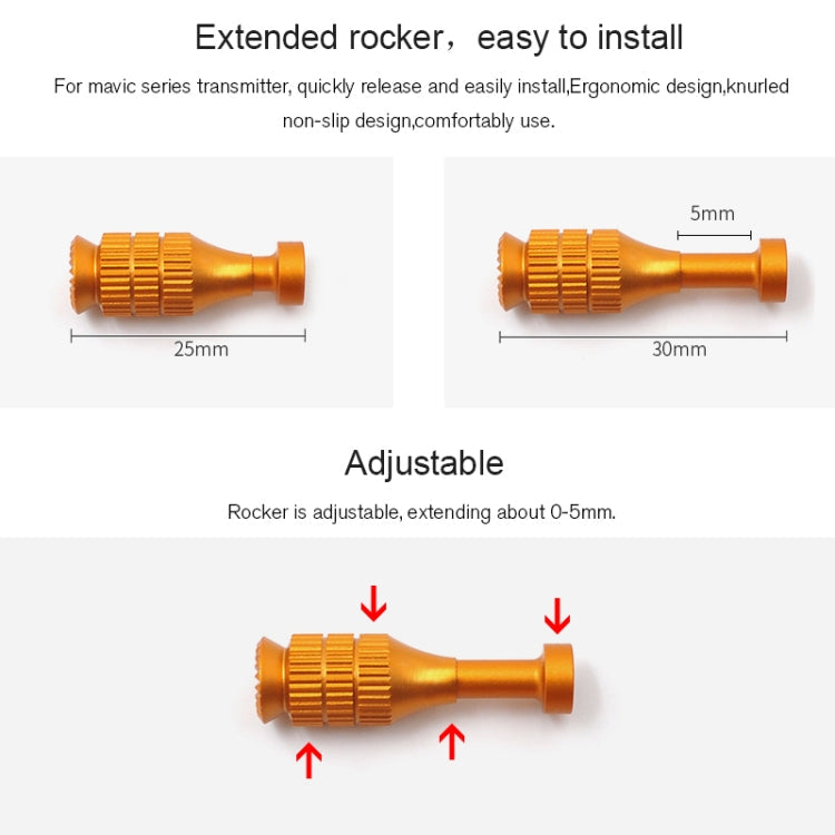 STARTRC 1106055 Dron Control remoto retráctil Ajuste de aleación de aluminio Rocker para DJI Mavic 2 Pro — imagen 9