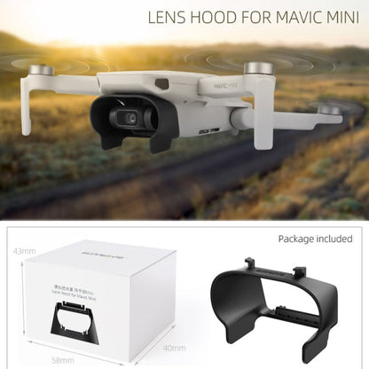 Lente de cámara Sunnylife MM-Q9264 Parasol para Parasol antideslumbrante para DJI Mavic Mini (Negro) — imagen 5