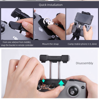 Correa de cuello Sunnylife -Q9294 de control remoto colgante de la hebilla de para soporte para DJI Air 2 — imagen 7